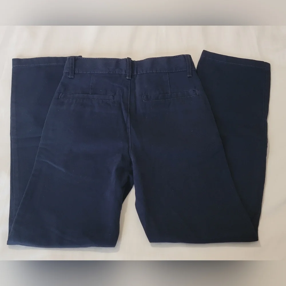 The Children's Place Boys slim fit uniform pants, slim 8, navy